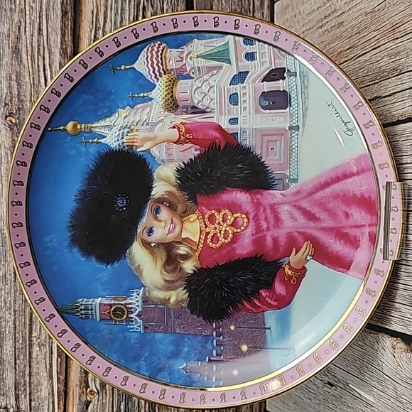 VINTAGE 1959-1966 HIGH FASHION BARBIE DANBURY MINT COLLECTORS PLATES - Picture 4 of 13